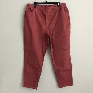 Denim & Co. Petite Classic Waist Stretch Jeggings - Berry (Sz 2XP) a209472